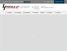 Tablet Screenshot of escolalf.com.br
